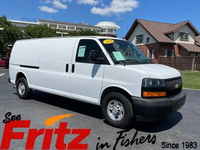 2020 Chevrolet Express Cargo Van RWD 3500 Extended Wheelbase WT for sale in Fishers, IN