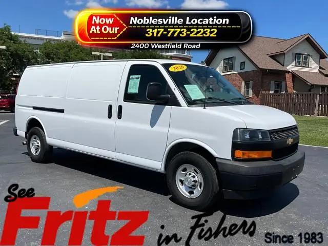 2020 Chevrolet Express Cargo Van RWD 3500 Extended Wheelbase WT for sale in Fishers, IN