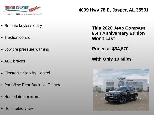 2026 Jeep Compass 85th Anniversary 4x4