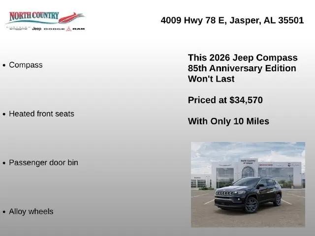 2026 Jeep Compass 85th Anniversary 4x4