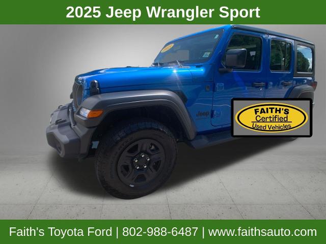 2025 Jeep Wrangler 4-Door Sport 4x4 for sale in Westminster, VT