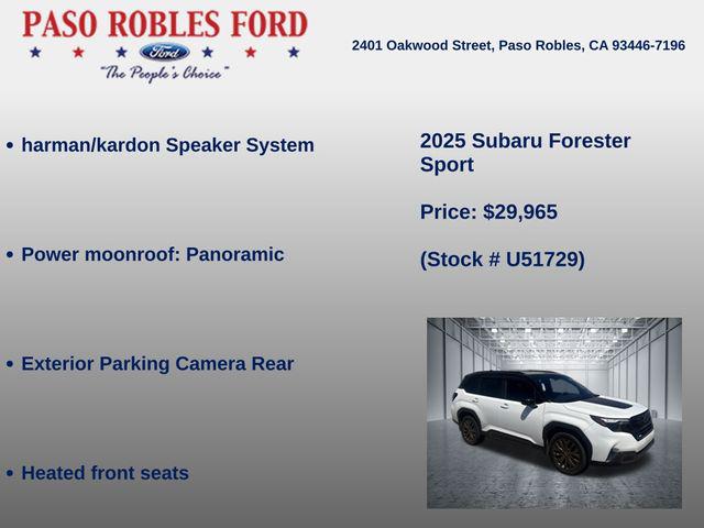 2025 Subaru Forester Sport