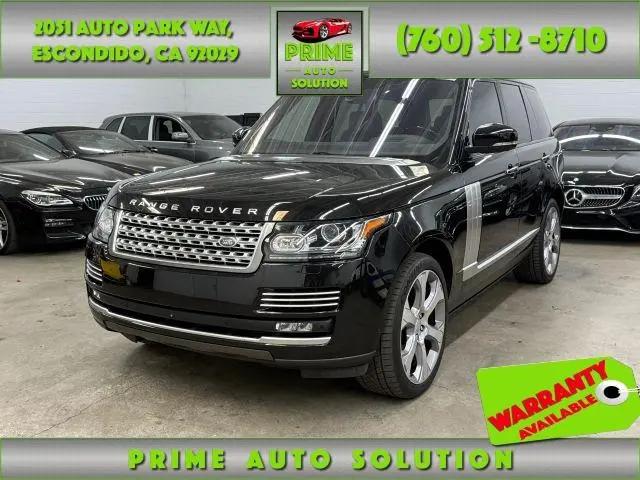 2016 Land Rover Range Rover 5.0L V8 Supercharged Autobiography for sale in Escondido, CA