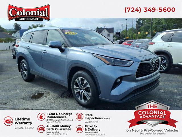 2022 Toyota Highlander XLE for sale in Indiana, PA