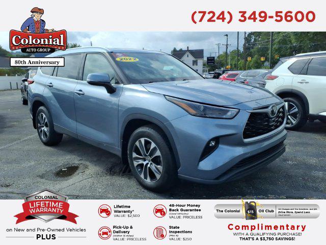 2022 Toyota Highlander XLE for sale in Indiana, PA
