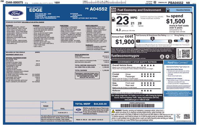 2023 Ford Edge SEL