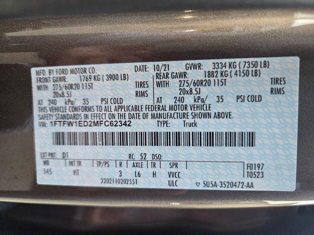 2021 Ford F-150 LARIAT