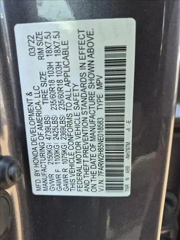 2022 Honda CR-V AWD EX-L