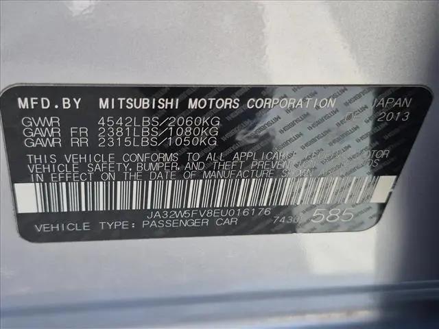2014 Mitsubishi Lancer Evolution MR