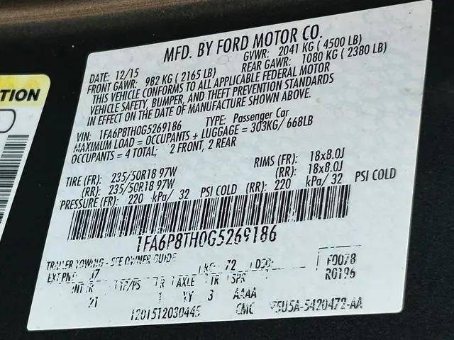 2016 Ford Mustang EcoBoost