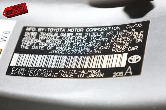2007 Scion tC Base