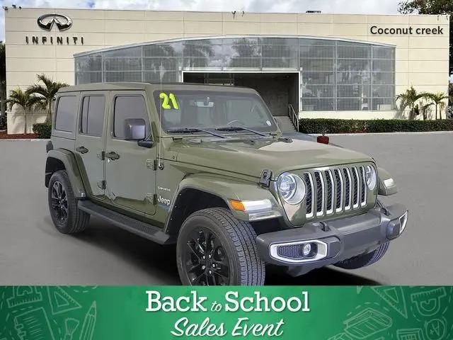 2021 Jeep Wrangler 4xe Unlimited Sahara 4x4 for sale in Coconut Creek, FL