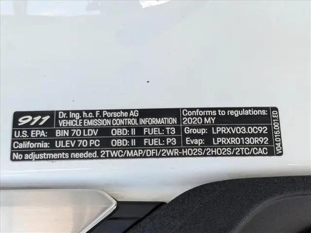 2020 Porsche 911 Carrera