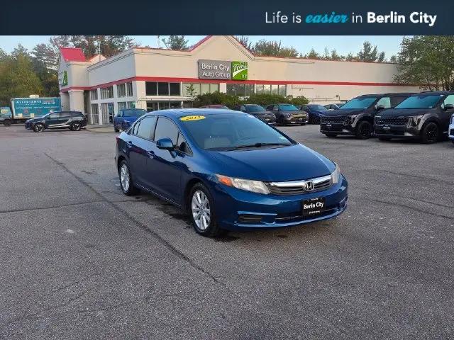 2012 Honda Civic EX-L for sale in Williston, VT