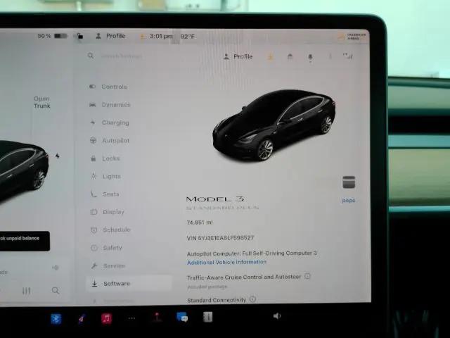 2020 Tesla Model 3 Standard Range Rear-Wheel Drive
