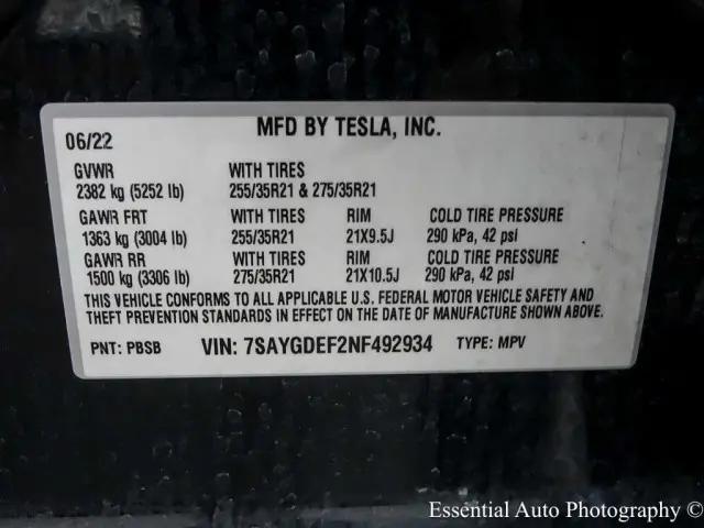 2022 Tesla Model Y Performance Dual Motor All-Wheel Drive