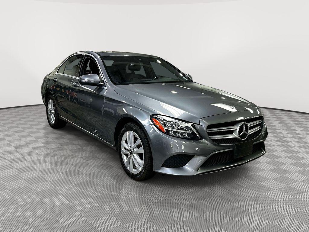 Gray (Selenite Grey Metallic) 2019 Mercedes-Benz C-Class Sedan All-Wheel Drive 9-Speed Automatic