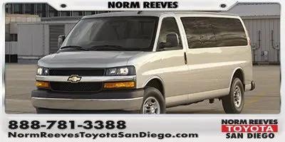 2023 Chevrolet Express Passenger RWD 3500 Extended Wheelbase LS for sale in San Diego, CA