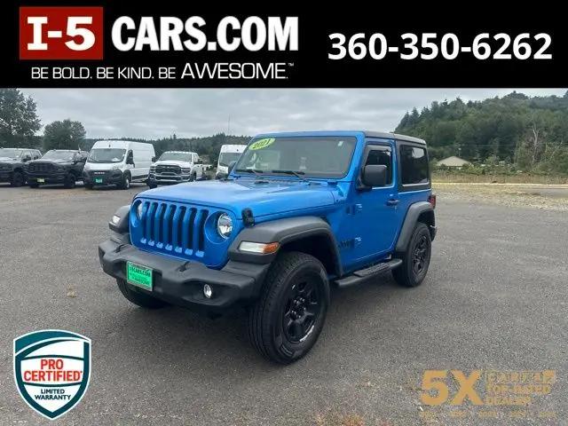 2021 Jeep Wrangler Sport 4x4 for sale in Olympia, WA