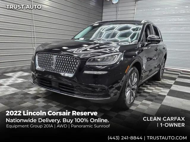 2022 Lincoln Corsair Reserve for sale in Sykesville, MD