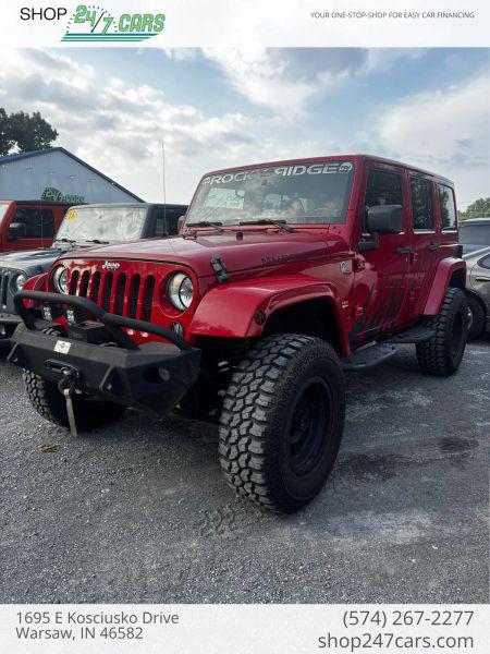 2014 Jeep Wrangler Unlimited Sahara for sale in Larwill, IN