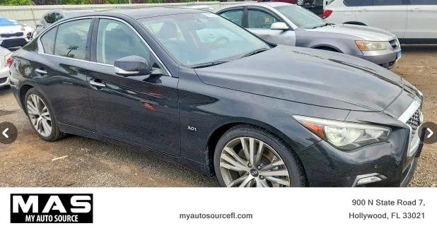 2019 INFINITI Q50 3.0t SPORT for sale in Hollywood, FL
