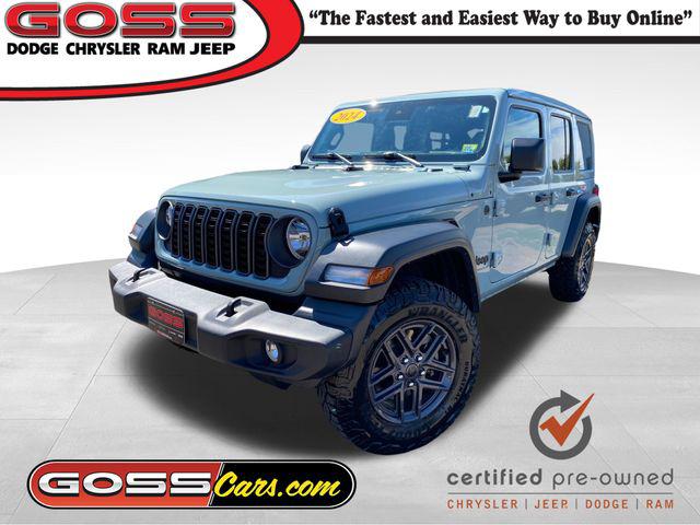 2024 Jeep Wrangler 4-Door Sport S 4x4 for sale in South Burlington, VT