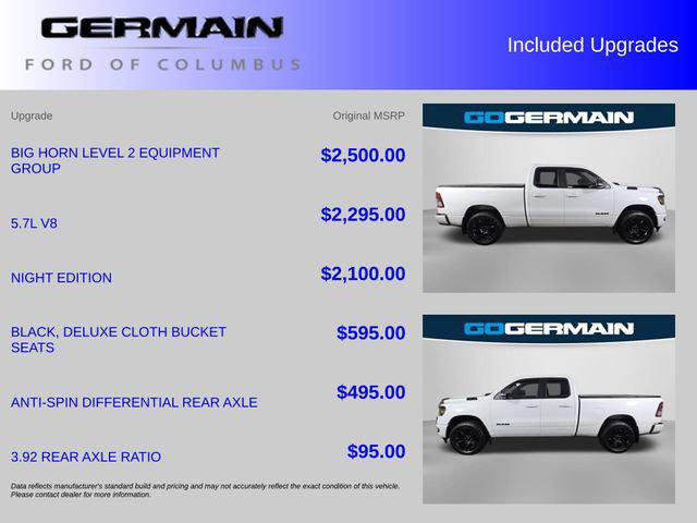 2021 Ram 1500 Big Horn Quad Cab 4x4 64 Box