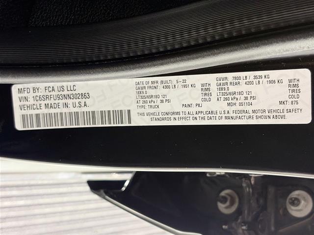 2022 Ram 1500 TRX Crew Cab 4x4 57 Box