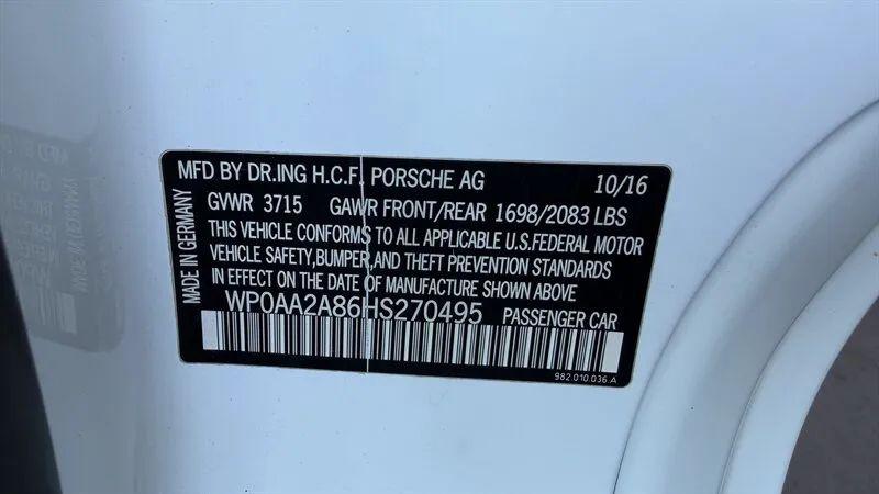 2017 Porsche 718 Cayman Base