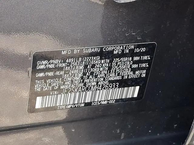 2021 Subaru Forester Sport
