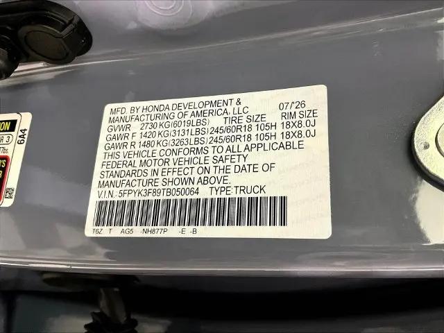2026 Honda Ridgeline Black Edition