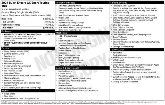 2024 Buick Encore GX Sport Touring FWD