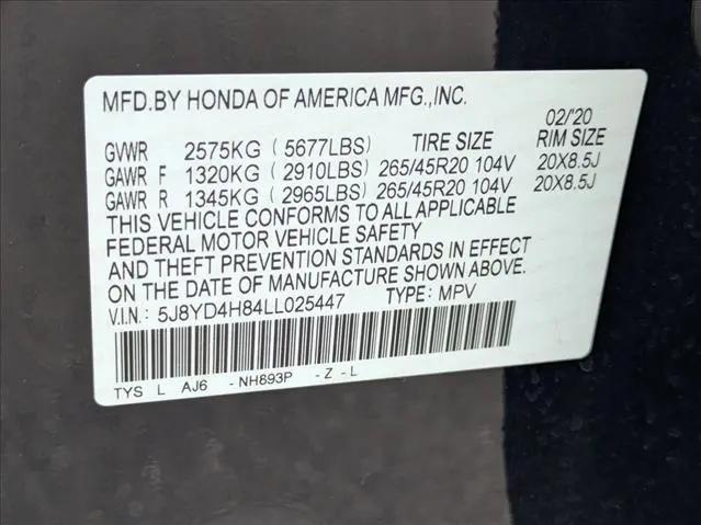 2020 Acura MDX Advance Package
