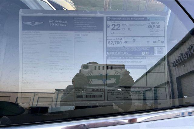 New 2027 Genesis GV70 2.5T Select For Sale in Olive Branch, MS