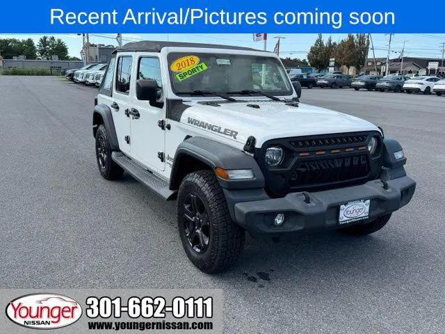 2018 Jeep Wrangler Unlimited Sport S 4x4 for sale in Frederick, MD