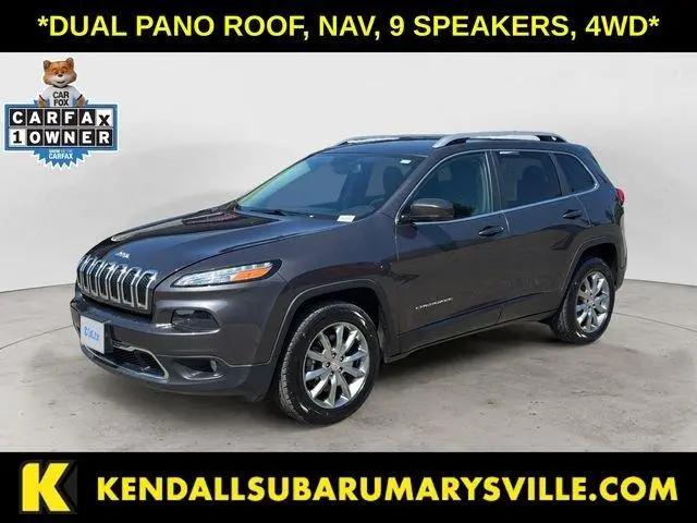 2018 Jeep Cherokee Limited 4x4 for sale in Marysville, WA