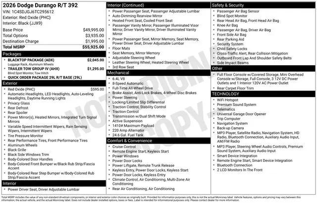 2026 Dodge Durango R/T 392 AWD for sale in Salt Lake City, UT