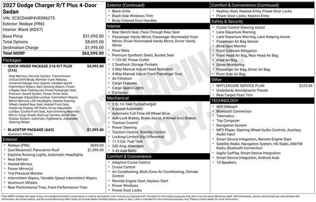 2027 Dodge Charger R/T Plus for sale in Salt Lake City, UT