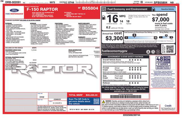 2025 Ford F-150 Raptor for sale in Lillington, NC