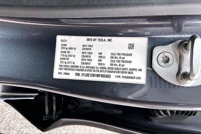 2021 Tesla Model 3 Long Range Dual Motor All-Wheel Drive