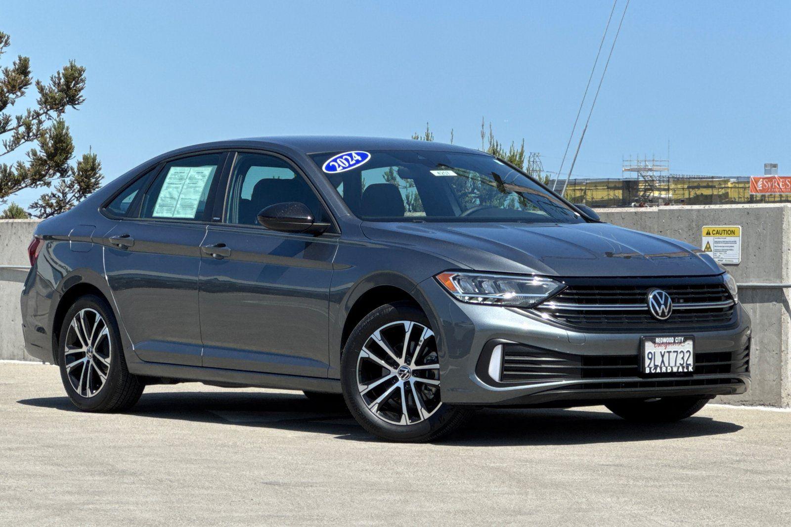 Used 2024 Volkswagen Jetta Sport with VIN 3VWBM7BU5RM023528 for sale in Redwood City, CA
