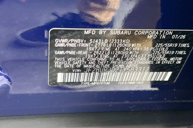 2026 Subaru Outback Touring XT