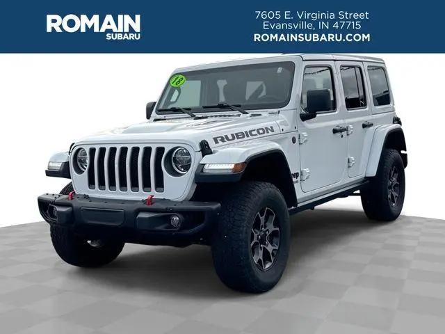2018 Jeep Wrangler Unlimited Rubicon 4x4 for sale in Evansville, IN