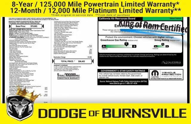 2024 Ram 3500 Laramie Mega Cab 4x4 6'4" Box for sale in Burnsville, MN