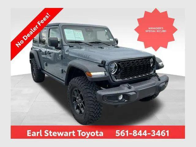 2025 Jeep Wrangler 4-Door Willys 4x4 for sale in Lake Park, FL