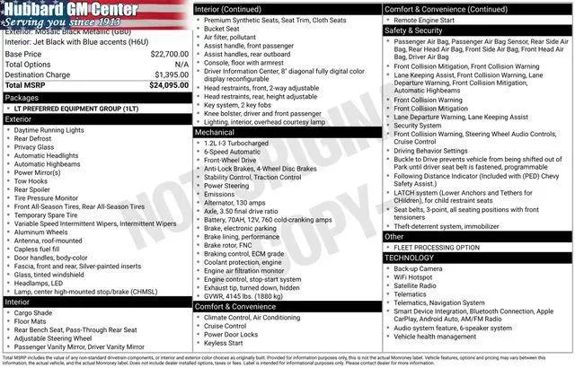 2025 Chevrolet Trax FWD LT for sale in Monticello, IN