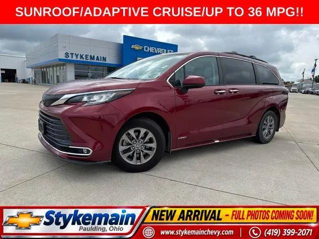 2021 Toyota Sienna XLE for sale in Paulding, OH