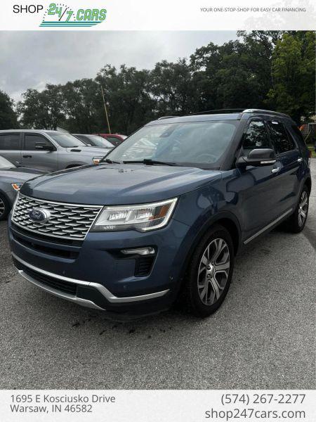 2018 Ford Explorer Platinum for sale in Larwill, IN