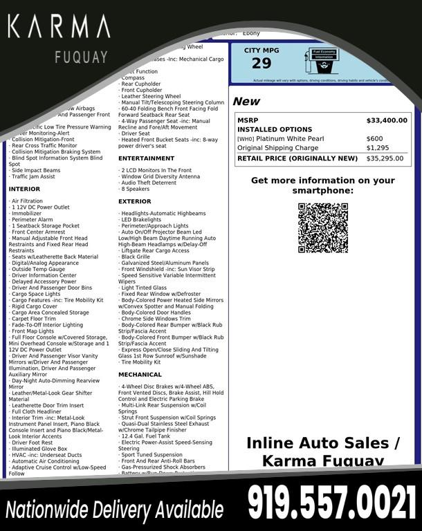 2026 Acura Integra FWD for sale in Fuquay-Varina, NC